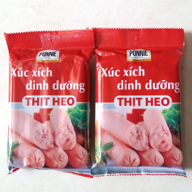 Xúc xích dinh dưỡng thịt heo ponnie-175g