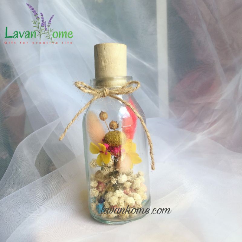 Lọ hoa khô lavender Pháp - Dried Flowers Lavender