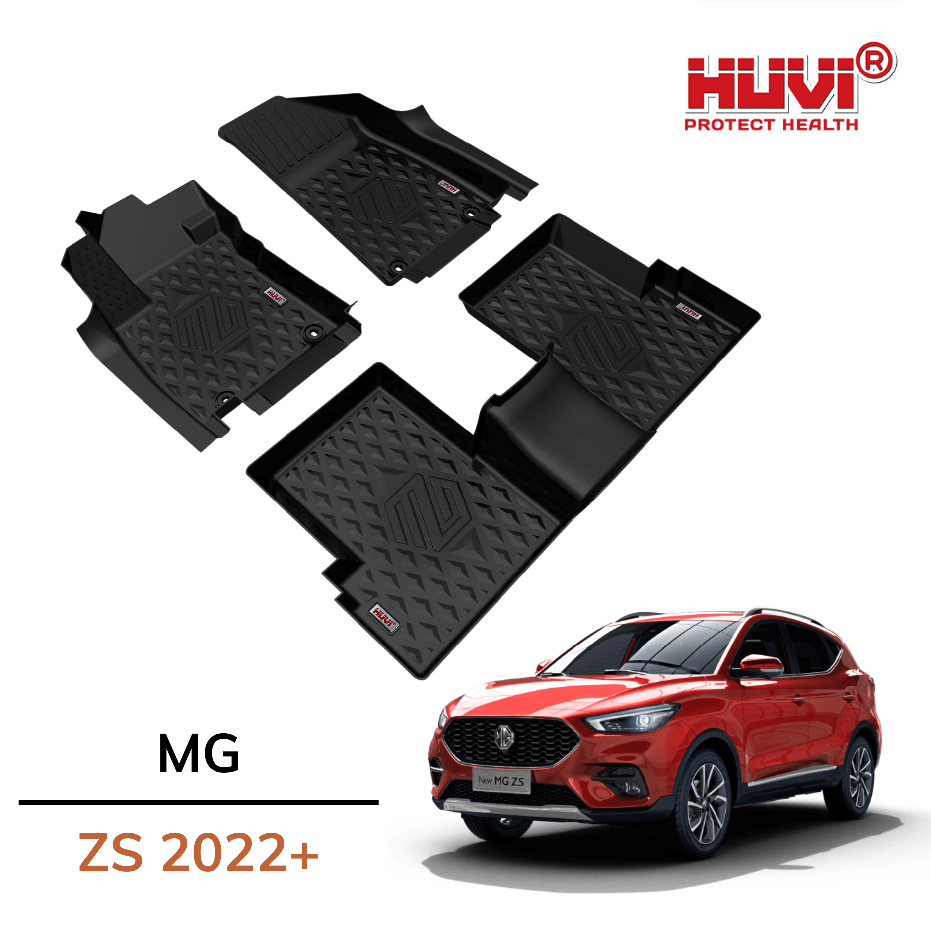Thảm lót sàn ô tô huvi cho xe mg mg zs năm 2022+