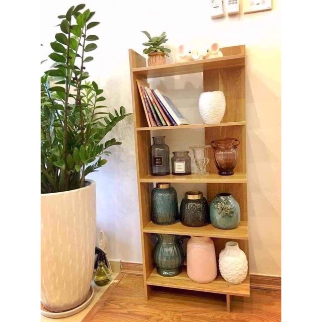 Kệ góc tường 5 tầng bằng gỗ MDF chất lượng cao