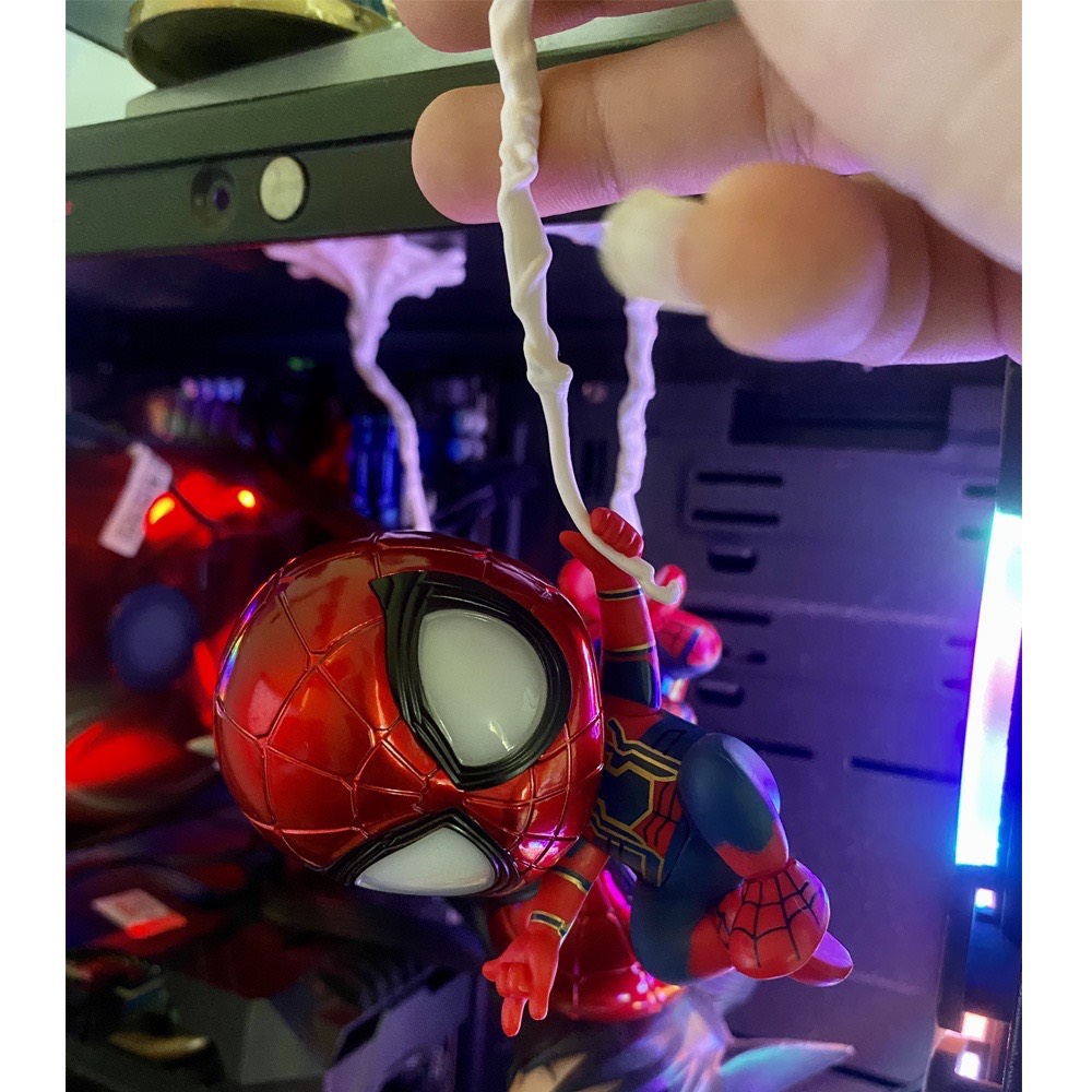 Mô hình Iron Man- Spider Man chibi cực ngộ nghĩnh