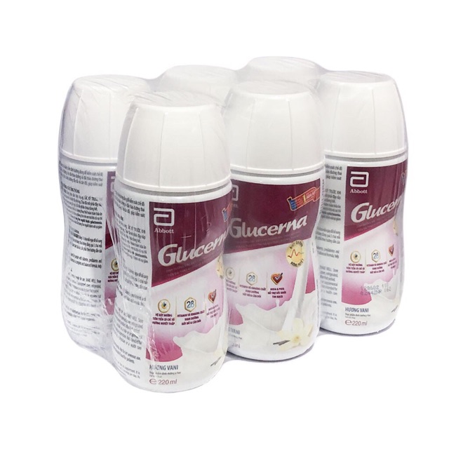 Sữa Bột Pha Sẵn Glucerna Dạng Chai X 6 Chai X 220M