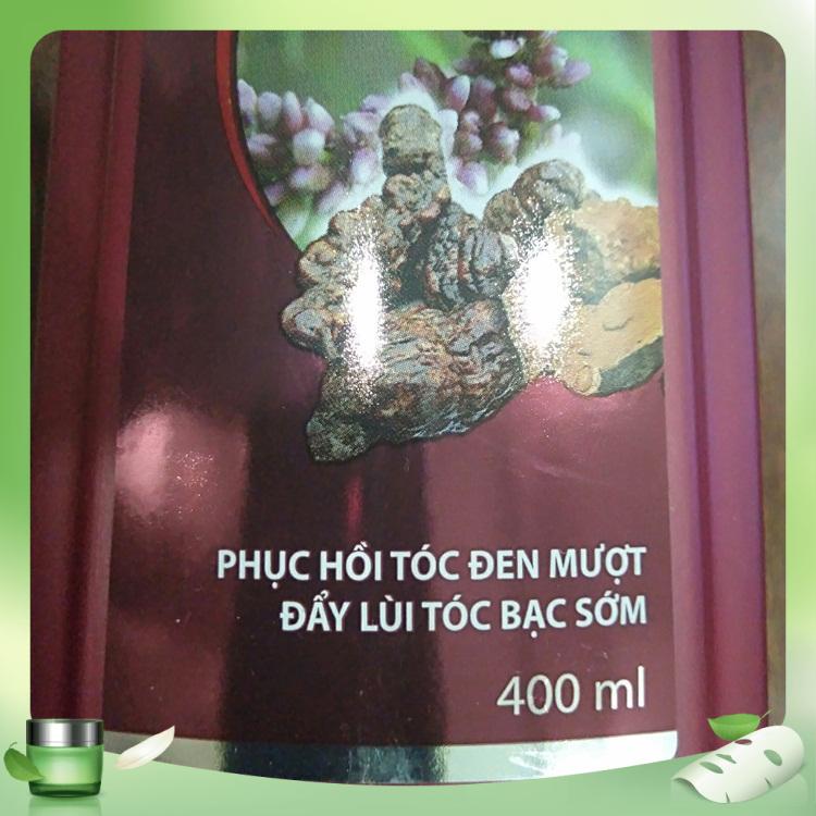 Dầu gội hà thủ ô Thorakao 400ml đẩy lùi tóc bạc sớm