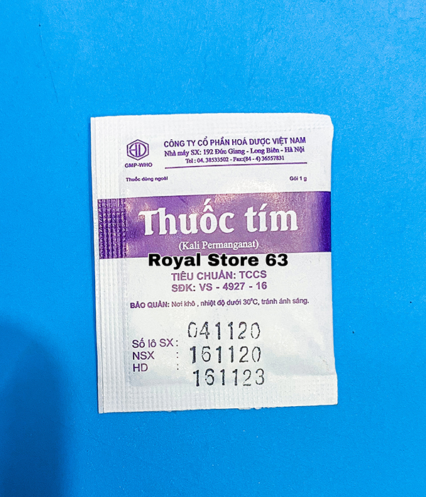 Bột Tím tắm cá sát trùng