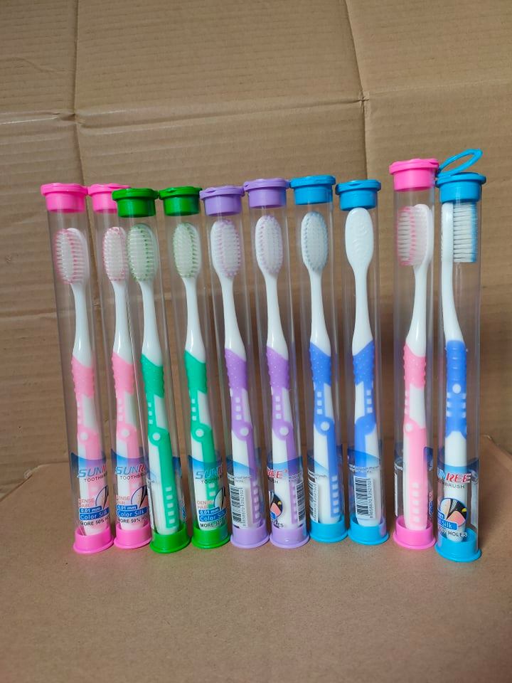 Combo 10 Cây BÀN CHẢI THÁI LAN Sợi Mềm