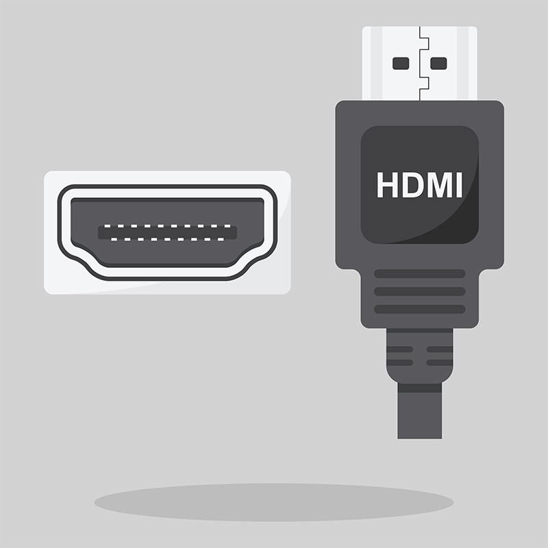 Dây cáp HDMI 2 đầu có Ethernet tốc độ cao dạng dẹt dài 10 mét
