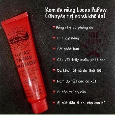 Kem Đa Năng Lucas Papaw Ointment Đu Đủ 25g