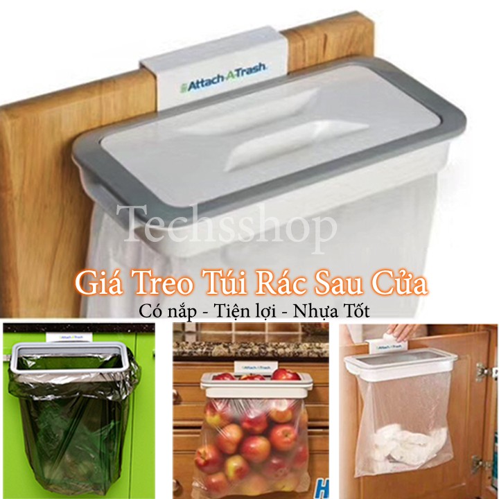 Khay đựng túi rác tiện lợi Attach A Trash - Túi đựng rác - Giá treo túi đựng rác - Thùng đựng rác