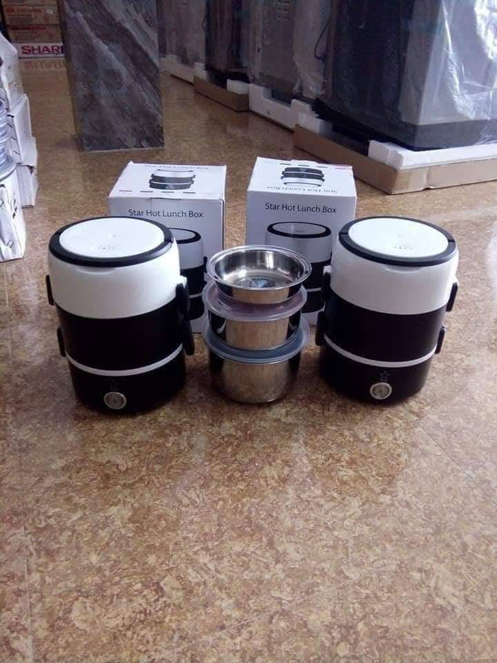 HỘP CƠM CẮM ĐIỆN INOX 3 TẦNG ĐA NĂNG