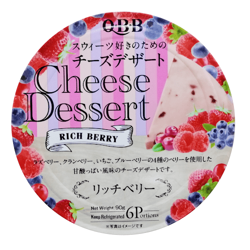 6 PCs 90gr box Japanese QBB cheese