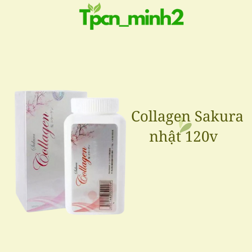 Viên uống collagen sakura Nhật Bản 120 viên