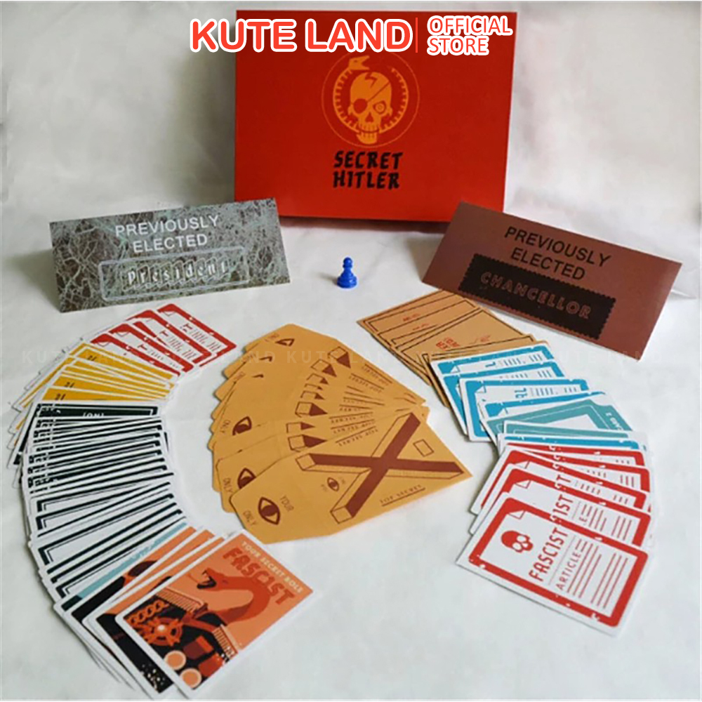 Board game secret hitler - trò chơi truy tìm hitler dành cho trẻ em và người lớn
