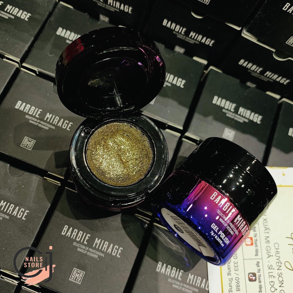 Gel nhũ vẽ Barbie Mirage siêu sáng