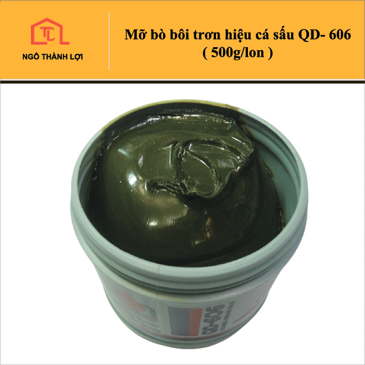 Mỡ Bò Bôi Trơn Hiệu Cá Sấu Thái QD-606 ( 500g/lon ) - Mỡ bò