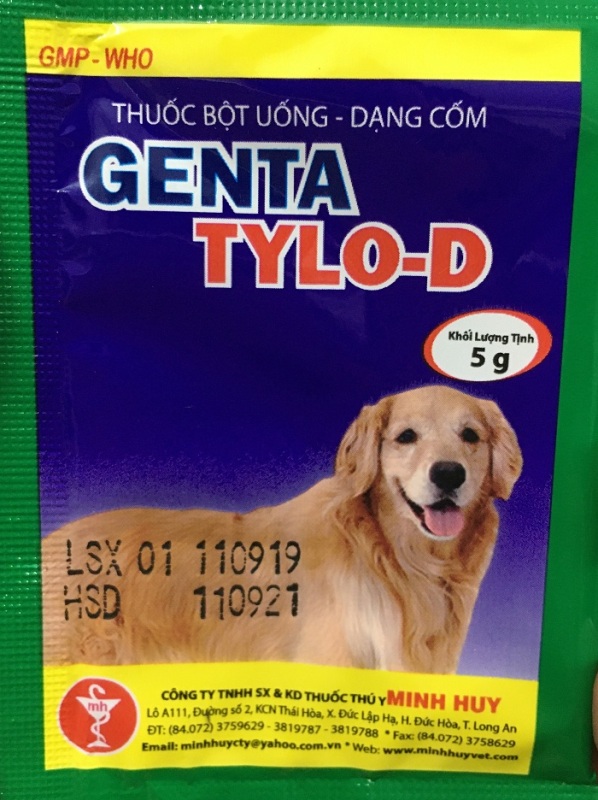 Genta Tylo D Đặc Tr ị Tiêu Chảy, Ói Mửa, Bỏ Ăn Cho Chó Và Thú Cưng Khác 5G