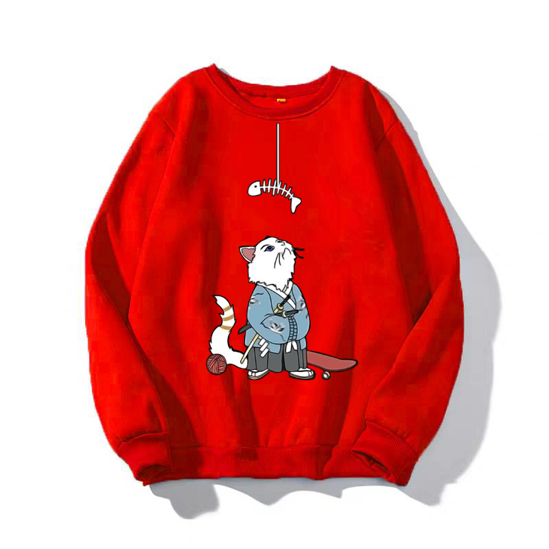 [Hoàn Tiền 15%] ÁO SWEATER NAM NỮ IN THẦN MÈO (NHIỀU MÀU)