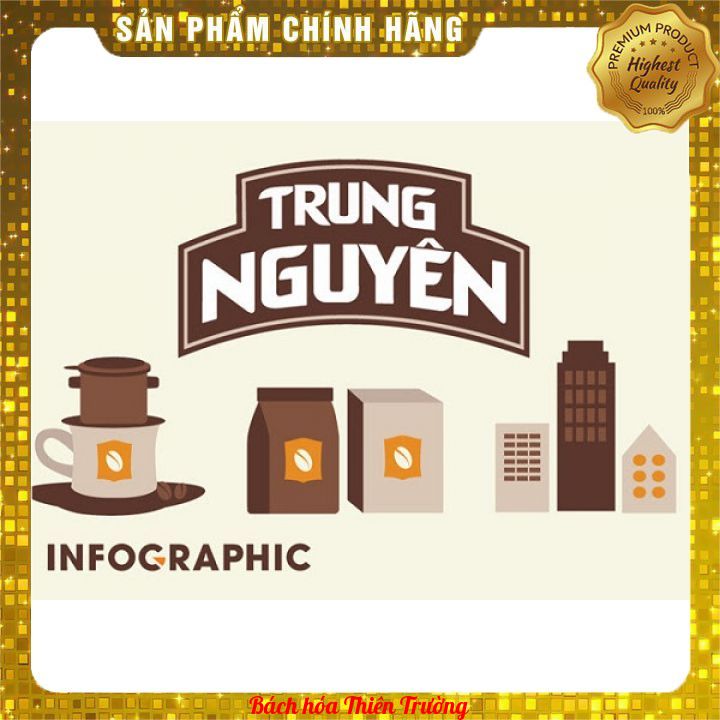 Cà phê Chế phin 5 Trung Nguyên - Bịch 500 gram