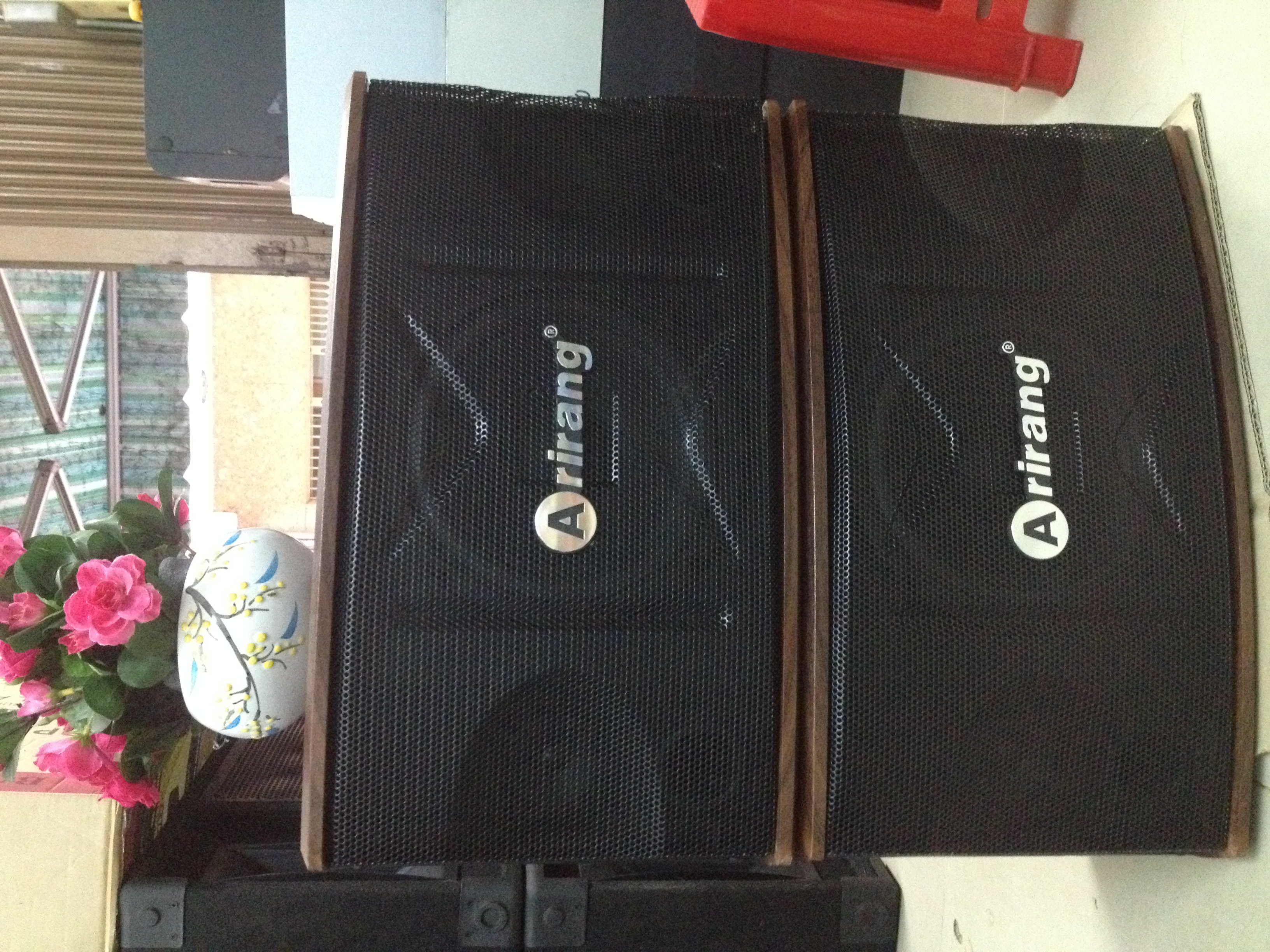 CẶP LOA AARIRANGG GỖ VÀNG NGHE NHẠC KARAOKE