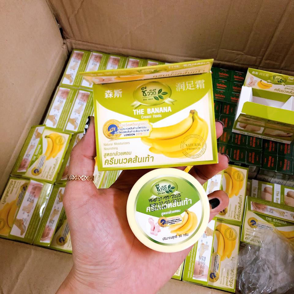 [HCM]Kem chuối nứt gót chân của Thái