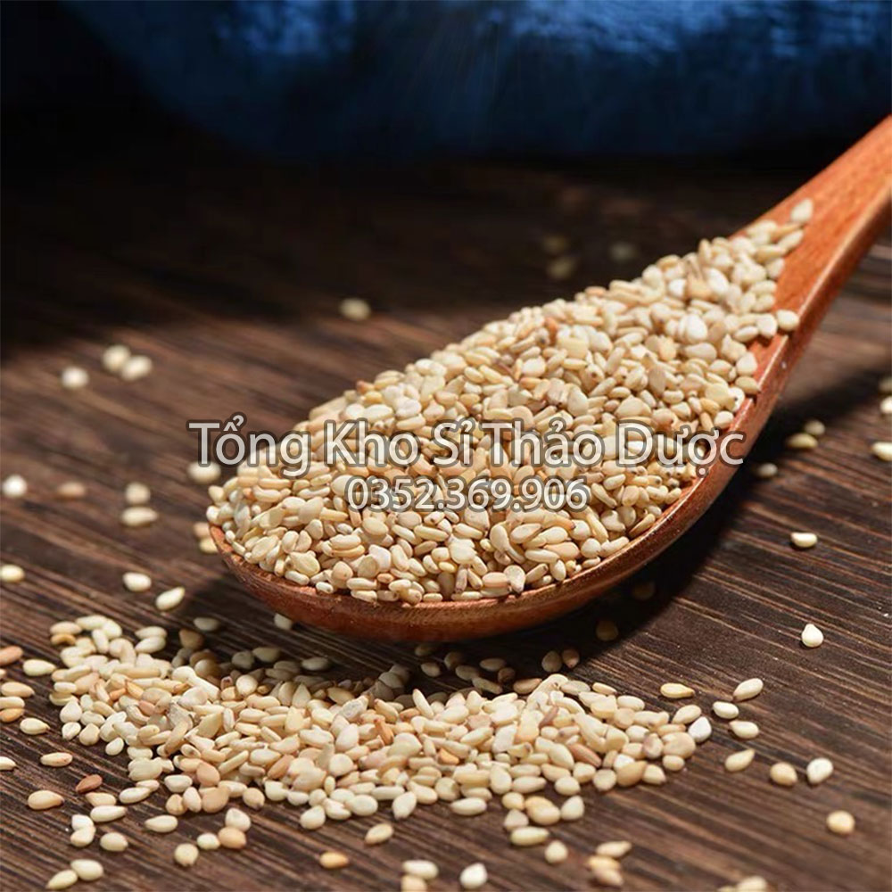 Hạt mè trắng nguyên vỏ 100g ( Vừng trắng khô làm sốt mè rang thơm ngon)
