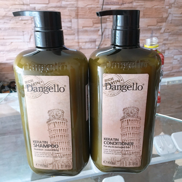 Bộ dầu Gội xả Dangello cho tóc khô hư tổn 800ml