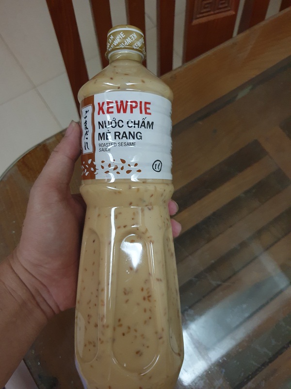 Nước Chấm (Xốt Mè Rang Horeca mẫu mới) nhãn hiệu Kewpie 1 lít/chai