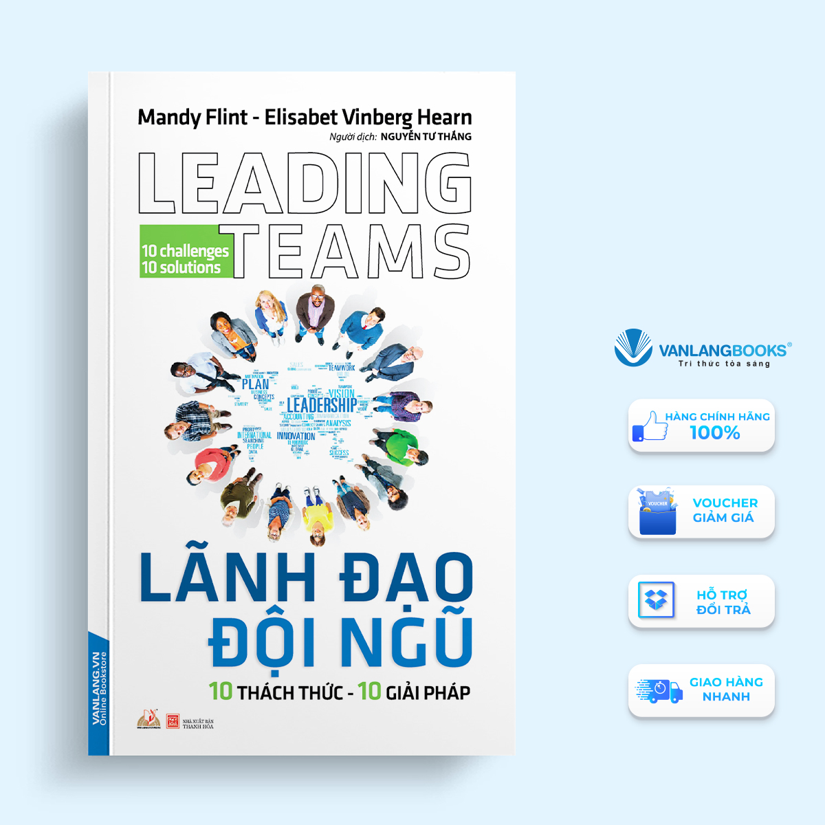 Sách - lãnh đạo đội ngũ - 10 thách thức 10 giải pháp-vanlangbooks