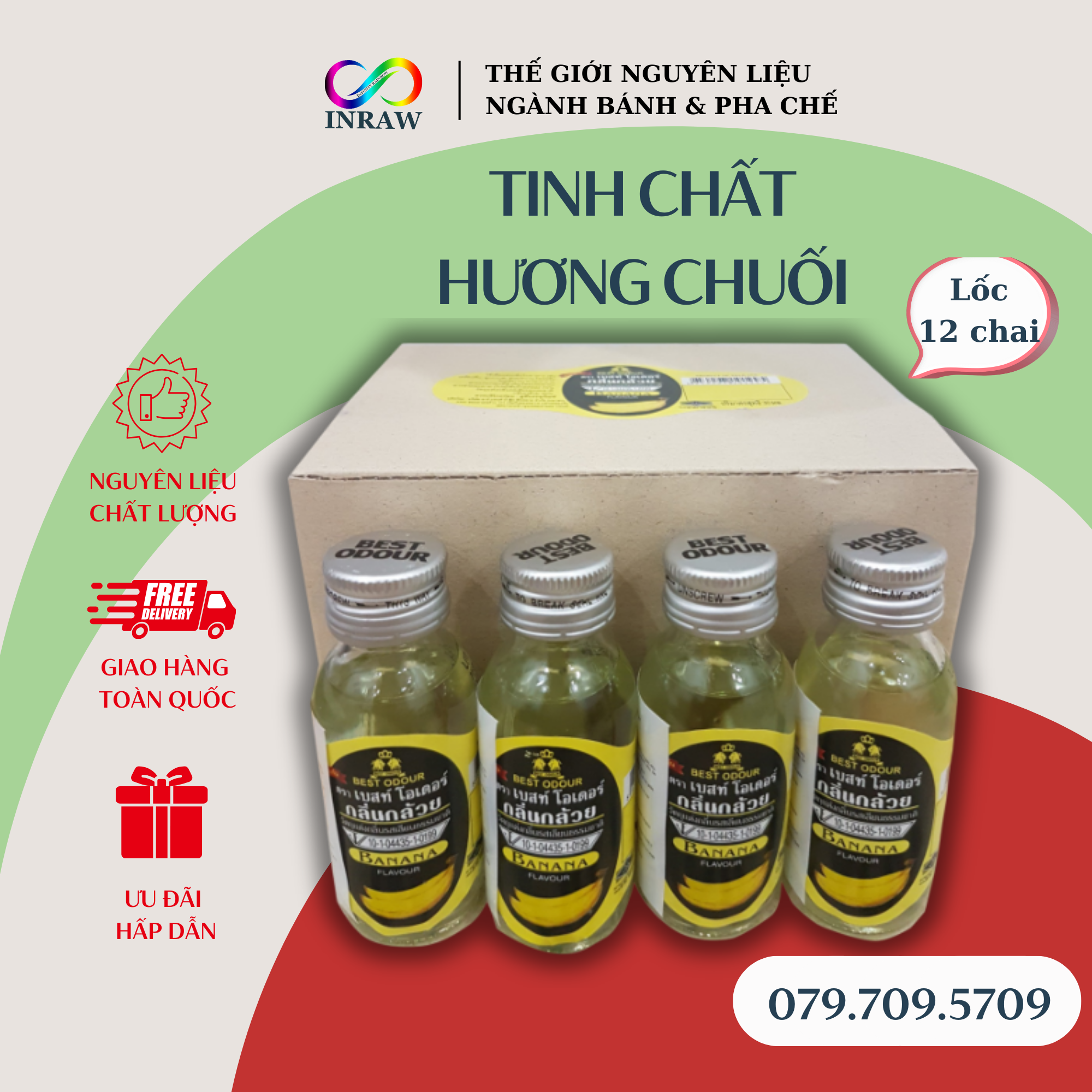 Hương Chuối Best Odour Thái Lan 30ml