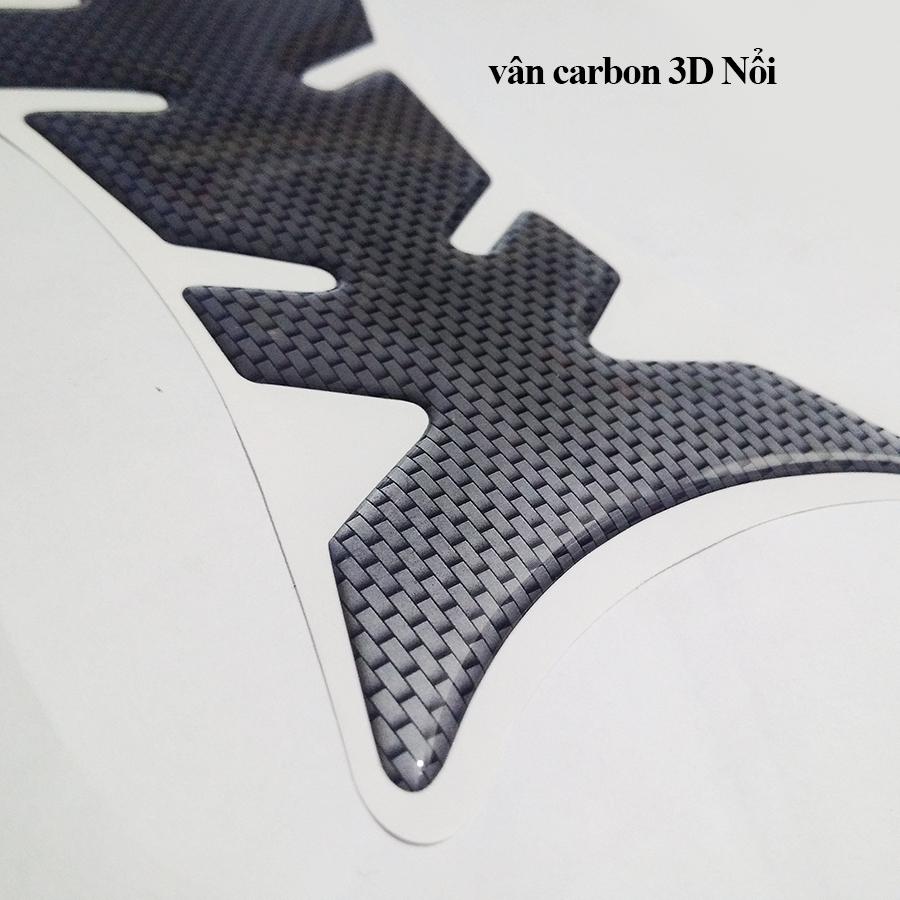 Miếng dán Bảo vệ Bình Xăng 3D Carbon Cho XE MÁY