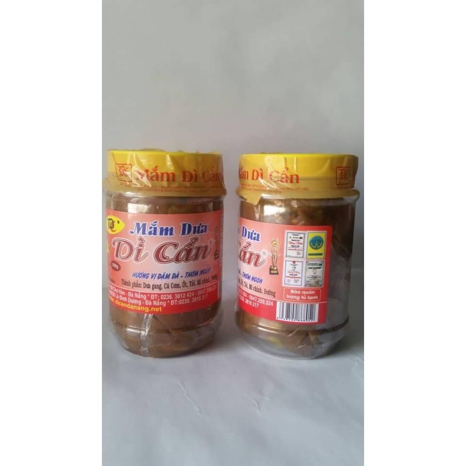 (Hủ Lớn 800g) Mắm Dưa Dì Cẩn - Đặc Sản Đà Nẵng