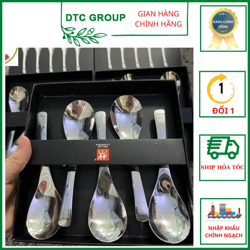 Set 5 thìa ăn phở, thìa súp INOX ZWILLING