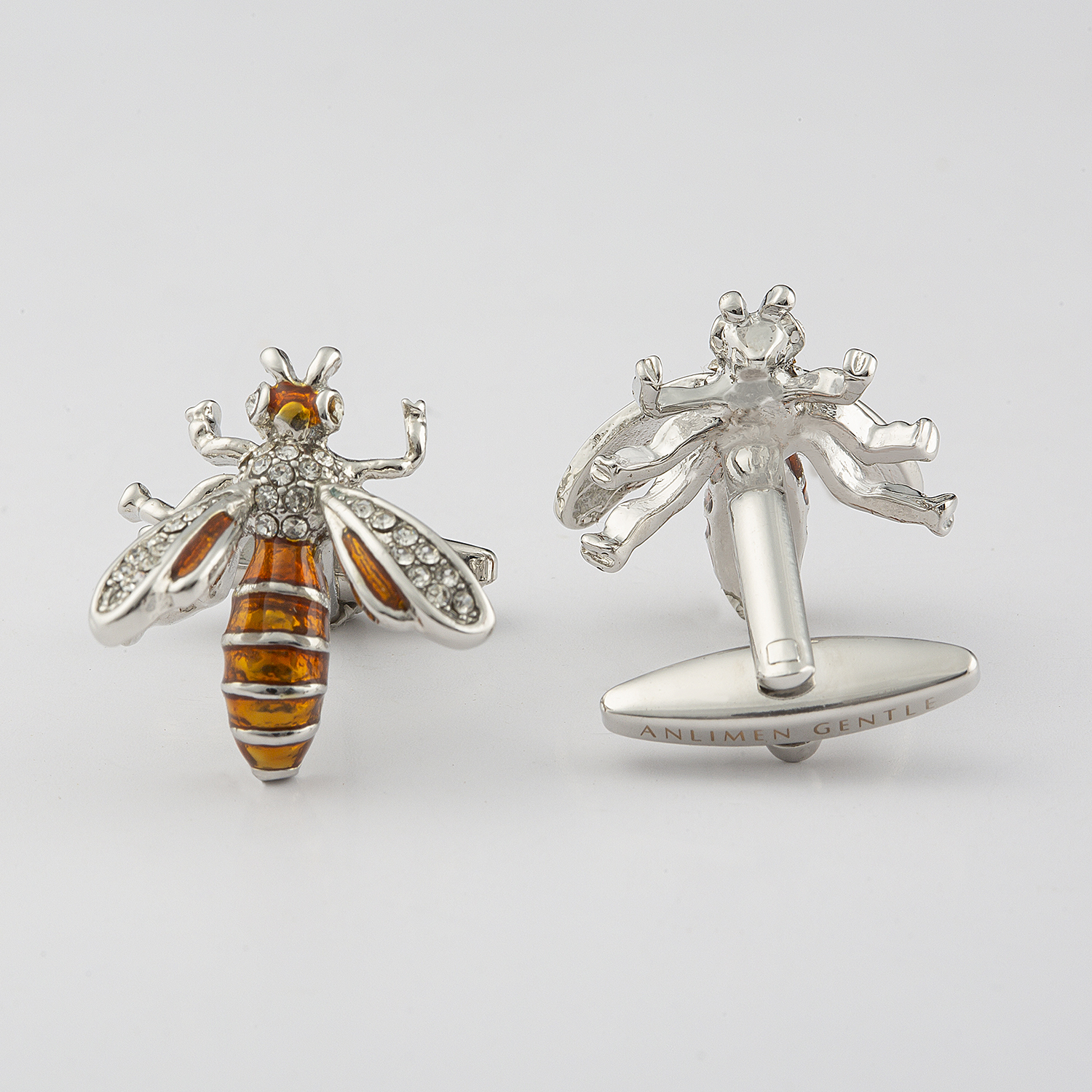 Khuy măng sét con ong bee cufflinks Anlimen & Gentle
