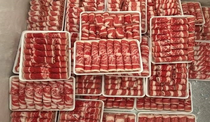 [Chỉ Giao Hỏa Tốc 2H HCM] Ba Chỉ Bò Mỹ Cuộn Khay 500gr (nhúng lẩu, thả lẩu)