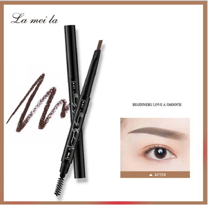 Bút Chì Kẻ Mày Lameila Double Eyebrow Pencil