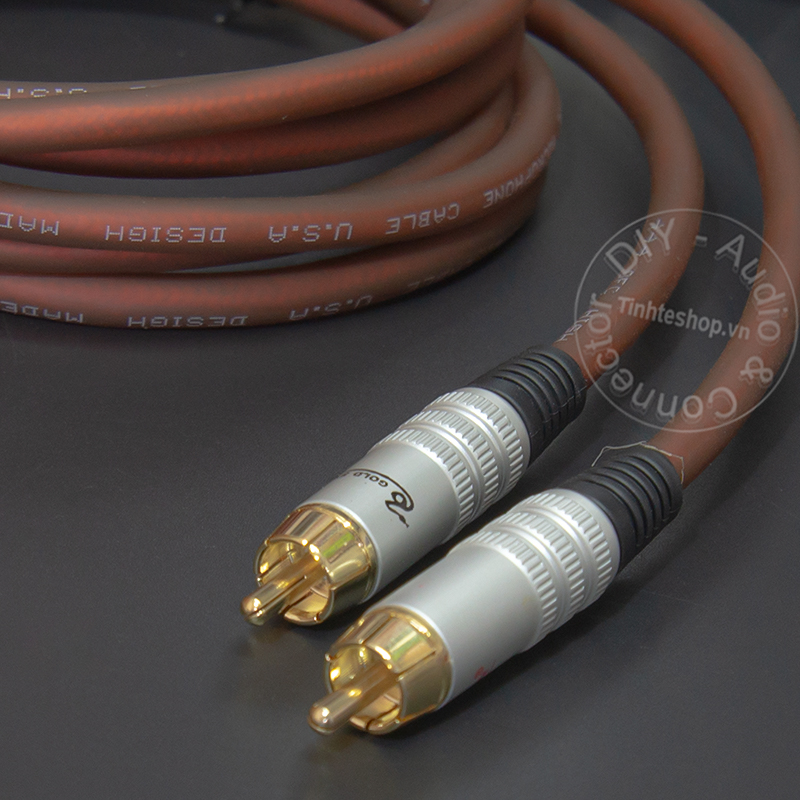 Dây canon ra bông sen 2 sợi DIY 0.5M đến 5M - XLR female to RCA DIY 2 wire