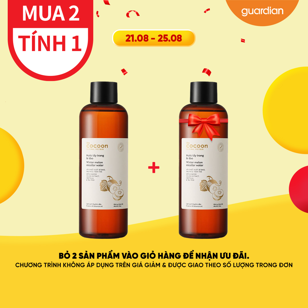 Nước tẩy trang bí đao cocoon 500ml