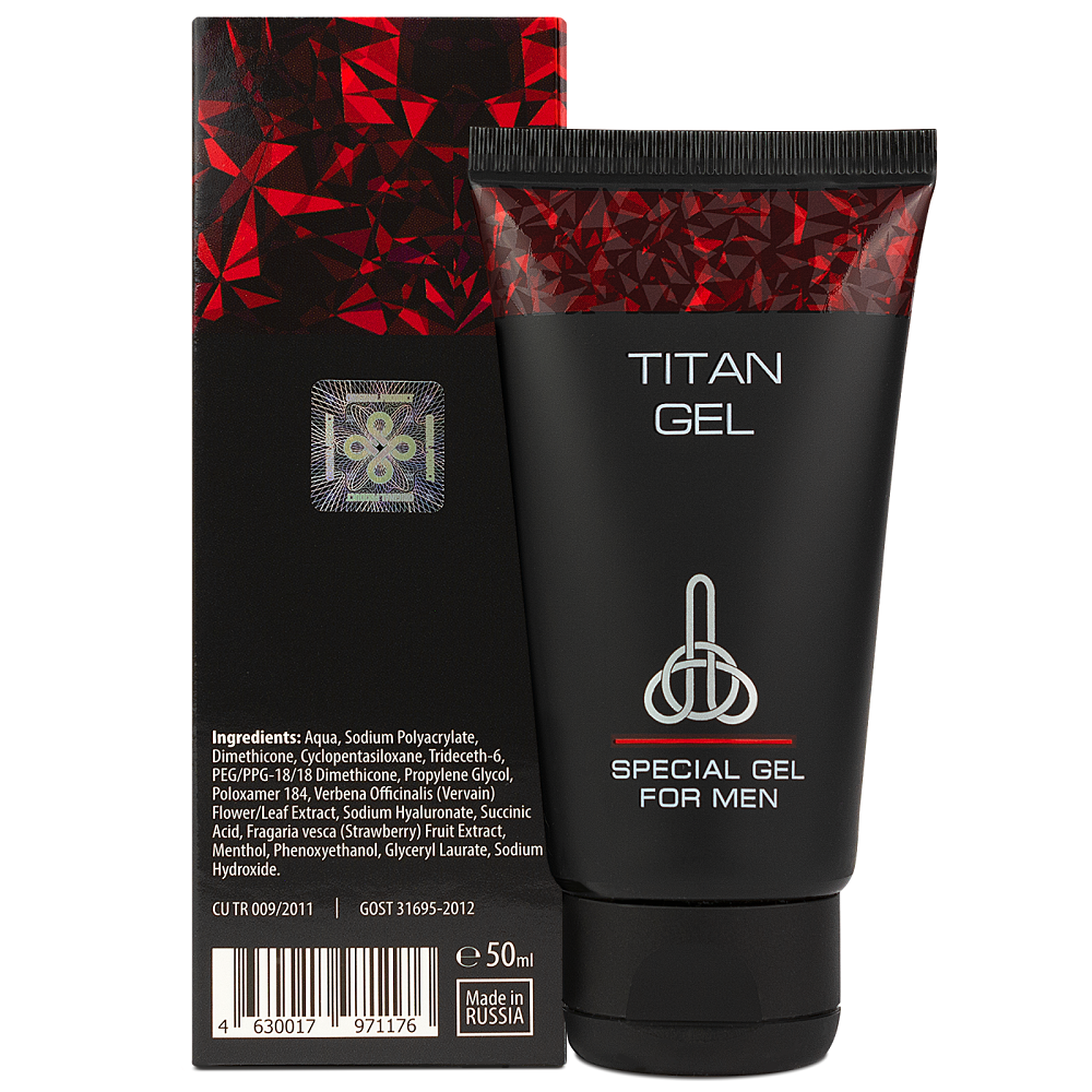 (Lô mới nhất) Titan Gel Nga cao cấp - Gel dành cho nam - hàng chính hãng - tăng kích thước cho cậu bé (Che tên khi giao hàng)