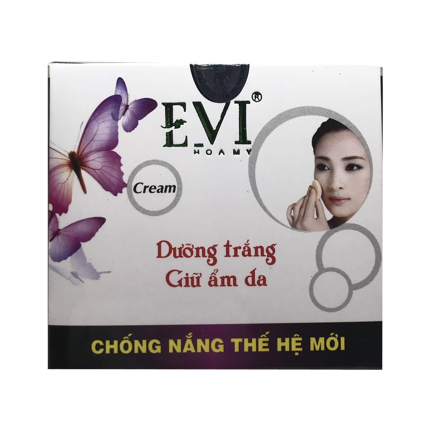[HCM]KEM DƯỠNG TRẮNG GIỮ ẨM DA EVI 30G