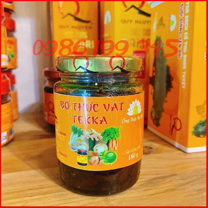 Bơ thực vật tekka sản phẩm Quy Nguyên ông thầy Tuệ Hải hủ 180g