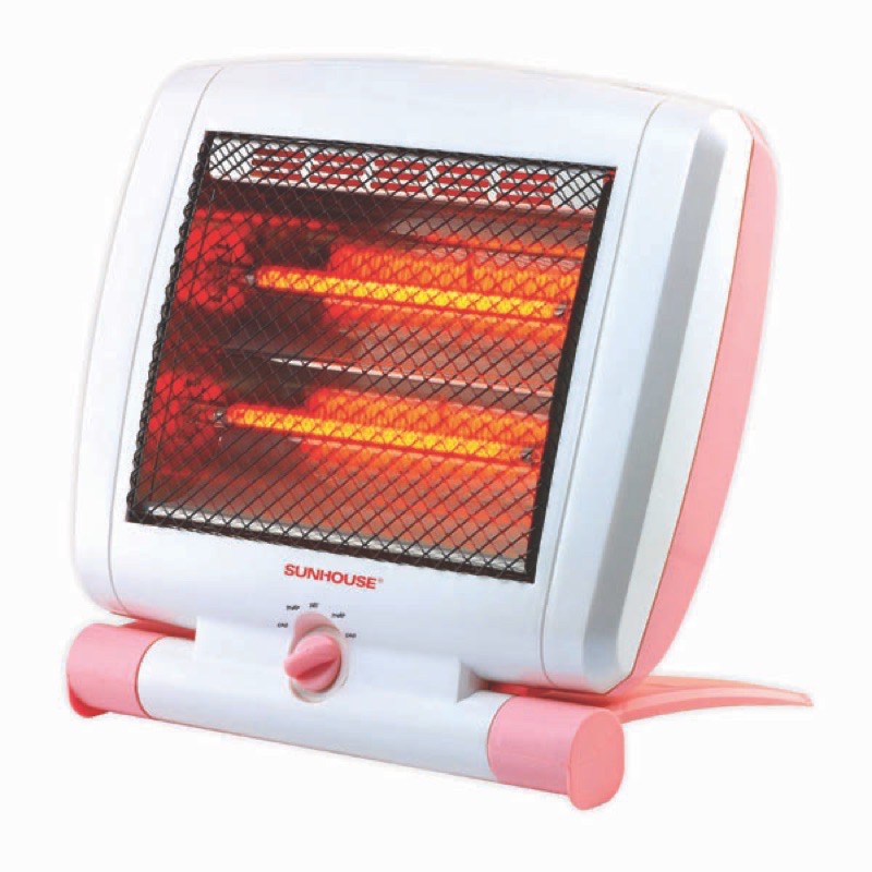 Quạt sưởi Sunhouse 2 bóng chân quỳ SHD7010 ( Đèn 3 bóng , giá rẻ , bền , đẹp ,  )