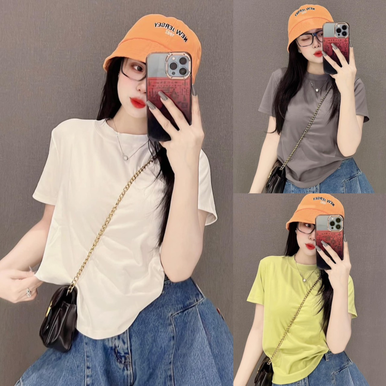 Áo thun nữ from basic ôm body tôn dáng kiểu dáng thời trang, đủ màu (Mã Trơn 787 )