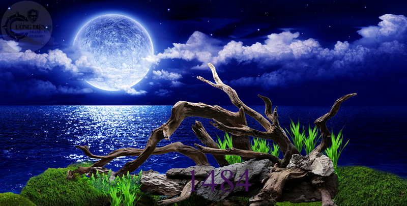 Tranh 3d-Decal dán bể cá 3d siêu đẹp , siêu nét , có keo sẵn toàn bộ bề mặt của tranh , nhiều kích thướt chọn lựa ( 30 , 40 , 50 , 60, 70, 80cm...)