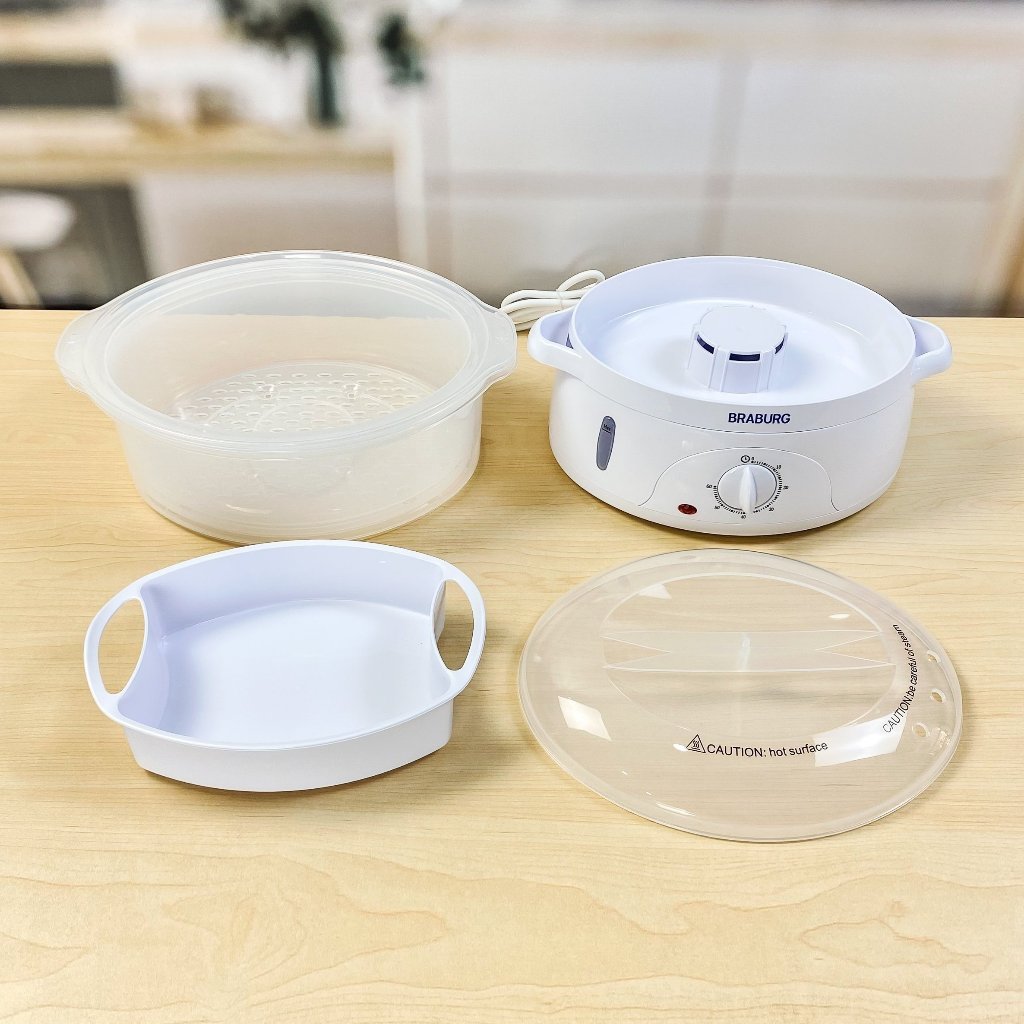 Nồi hấp điện 3 tầng Braburg B3K