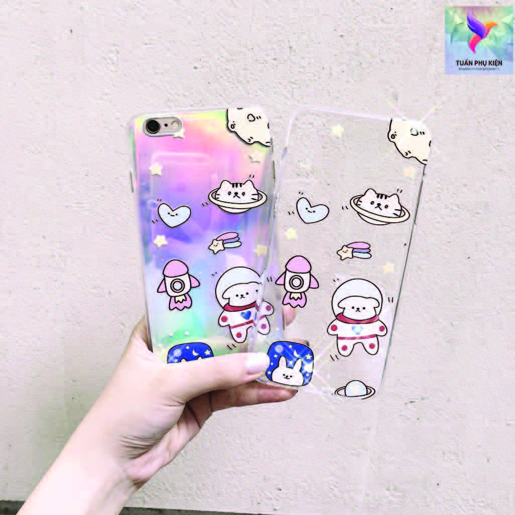 Ốp Lưng Iphone - Ốp Lưng Điện Thoại Iphone Hành Tinh Phản Quang - Full Các Dòng Iphone