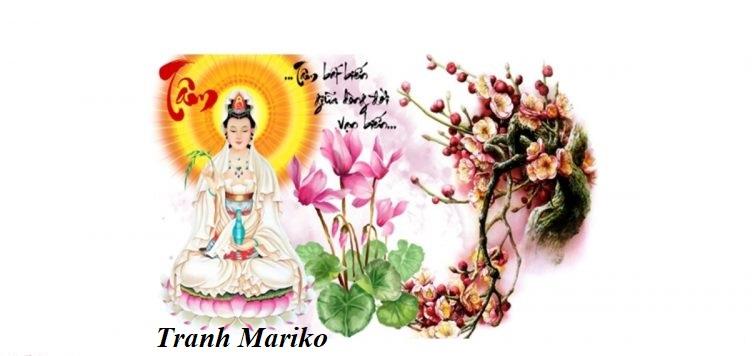 Tranh thêu chữ tâm bất biến giữa dòng đời vạn biến?_lv3297_84*53cm