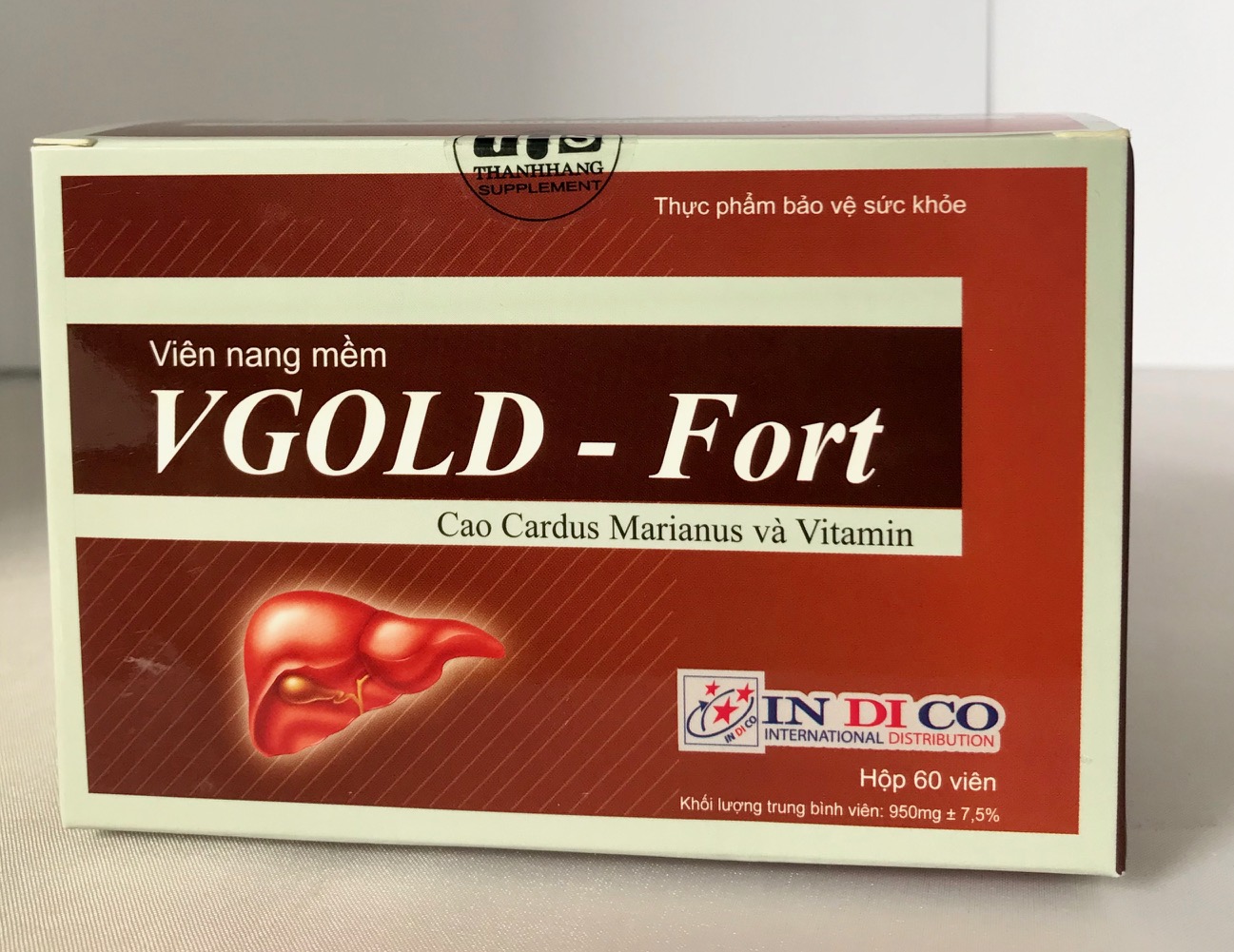 Thực phẩm bổ gan Vgold Fort