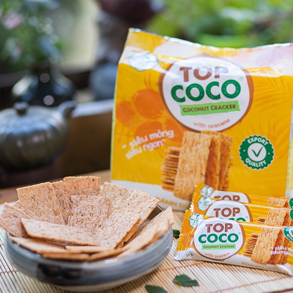 Bánh dừa nướng TOPCOCO vị mè