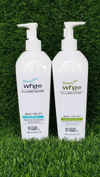 [HCM]Sữa tắm trắng da Aroma White 480ml