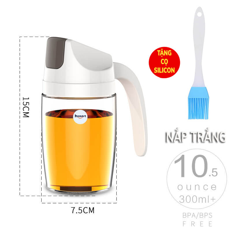 Kitchen Glass Oil Bottle Dispenser Automatic Opening Closing Home Bottles For Oil And Vinegar Honey Olive Oil Container