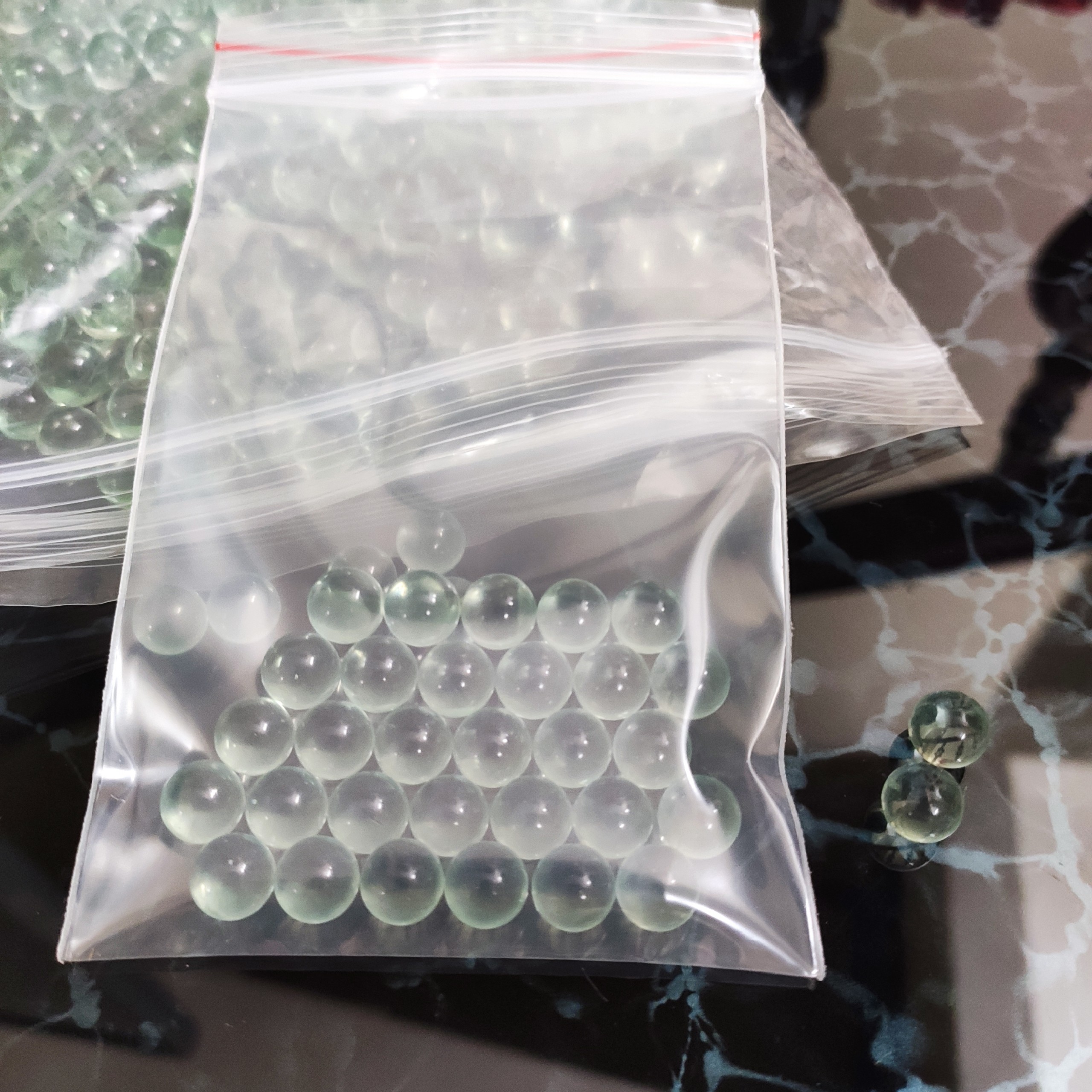 Set 30 viên bi thủy tinh 9mm mix mực xăm
